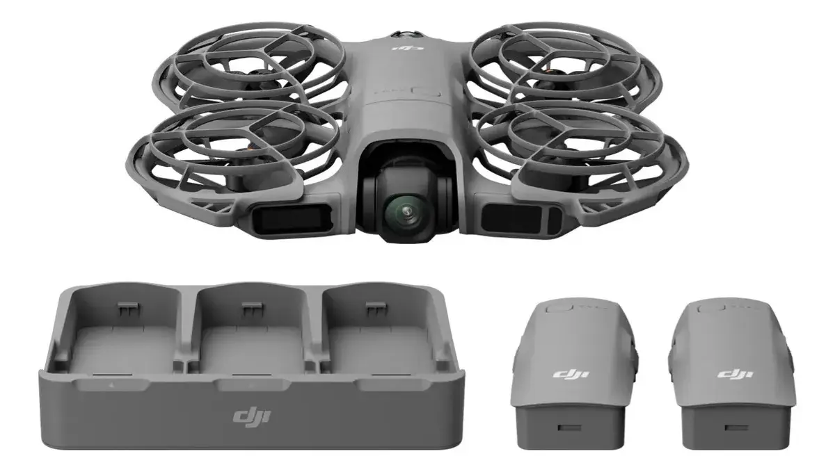 Drone DJI Neo 2 Fly More Combo (somente o drone), com câmera 4K, decolagem e pouso controlados por gestos, ActiveTrack, detecção omnidirecional de obstáculos, ideal para iniciantes - DJI070 - 1