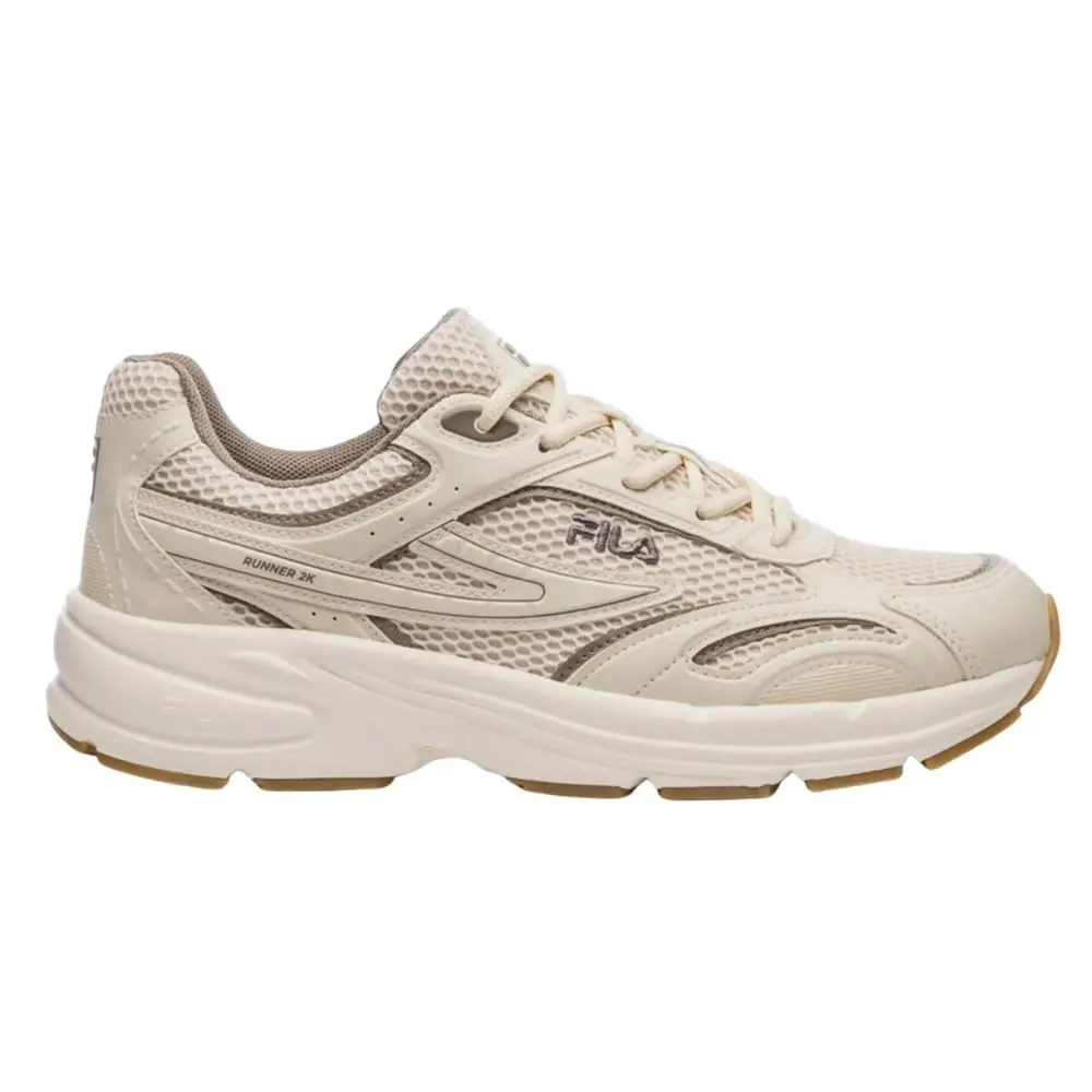 Tênis Fila Runner 2K Feminino Branco e Cinza