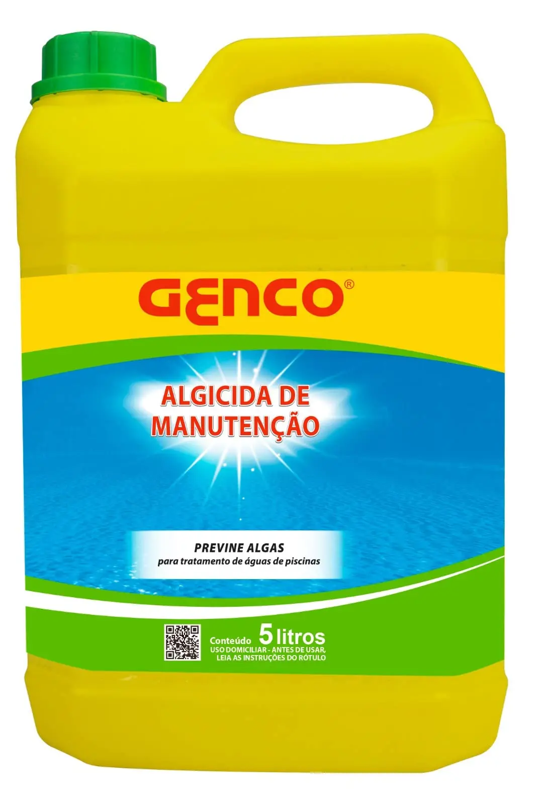 POOL-TRAT ALGICIDA MANUTENCAO GENCO 5 LITROS