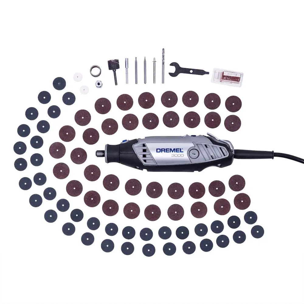 3000 Microrretífica com Eixo Flexível e 82 Acessórios 220V Dremel