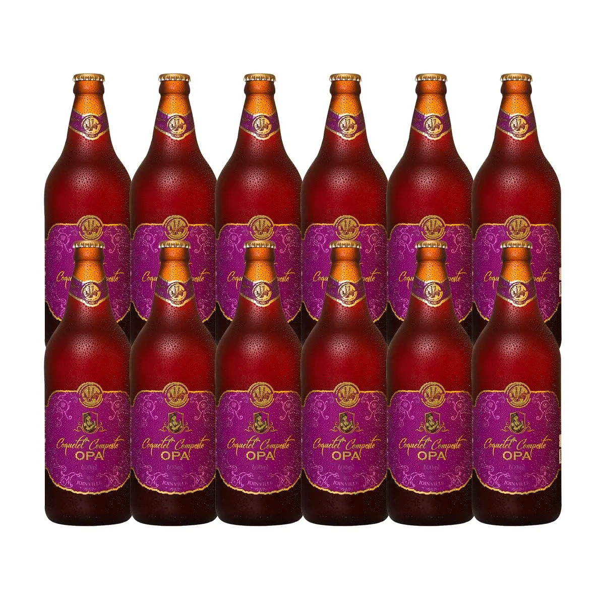 Pack 12 unidades Coquetel Chopp de vinho 600ml Opa Bier - 1