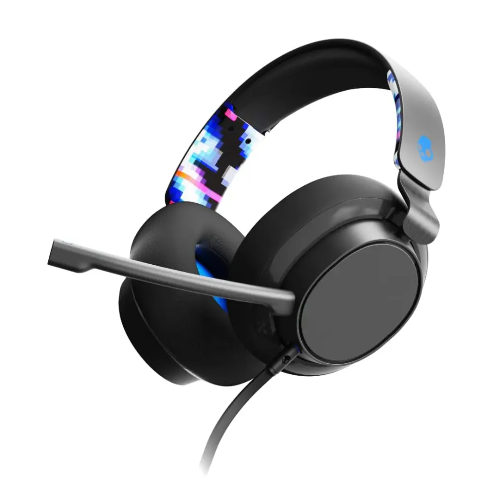 Fone de ouvido sem fio Skullcandy Slyr para jogos com fio multi-plataforma, funciona com Xbox Playstation e PC - Blue DigiHype - 1