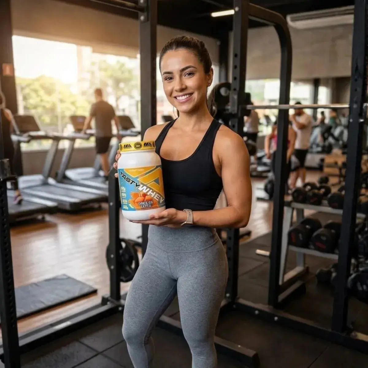 Proteína Adaptogen Science Tasty Whey Gourmet em pó sabor Doce de leite x 900g thumbnail 4