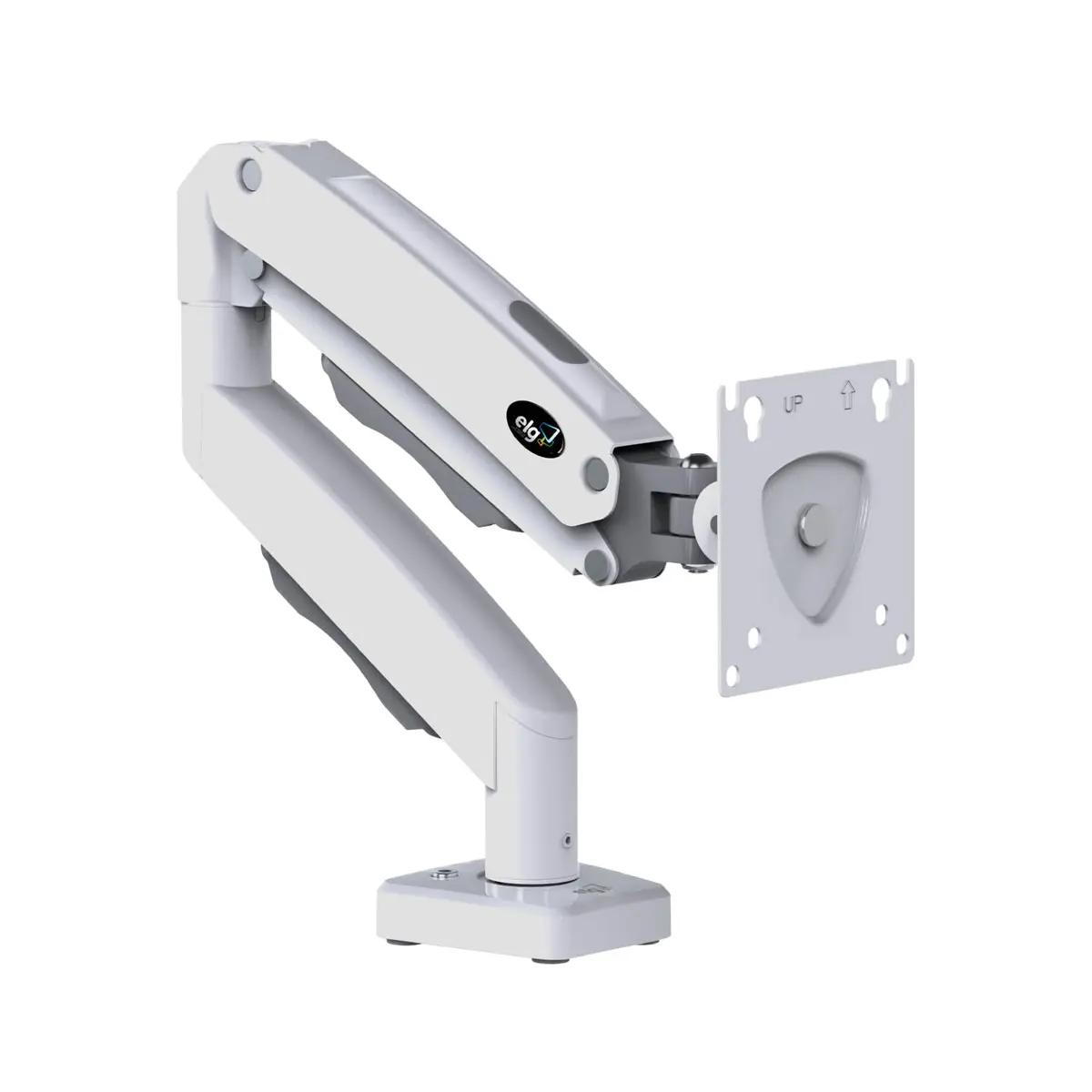 Suporte Articulado de Mesa com Pistão a Gás para Monitores de 17' a 35' Branco - F80W ELG