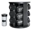 Porta Temperos Giratório com 9 Potes de Vidro - 1