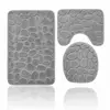 Jogo Tapete De Banheiro Kit 3 Pçs Soft Antiderrapante Lindo - 1