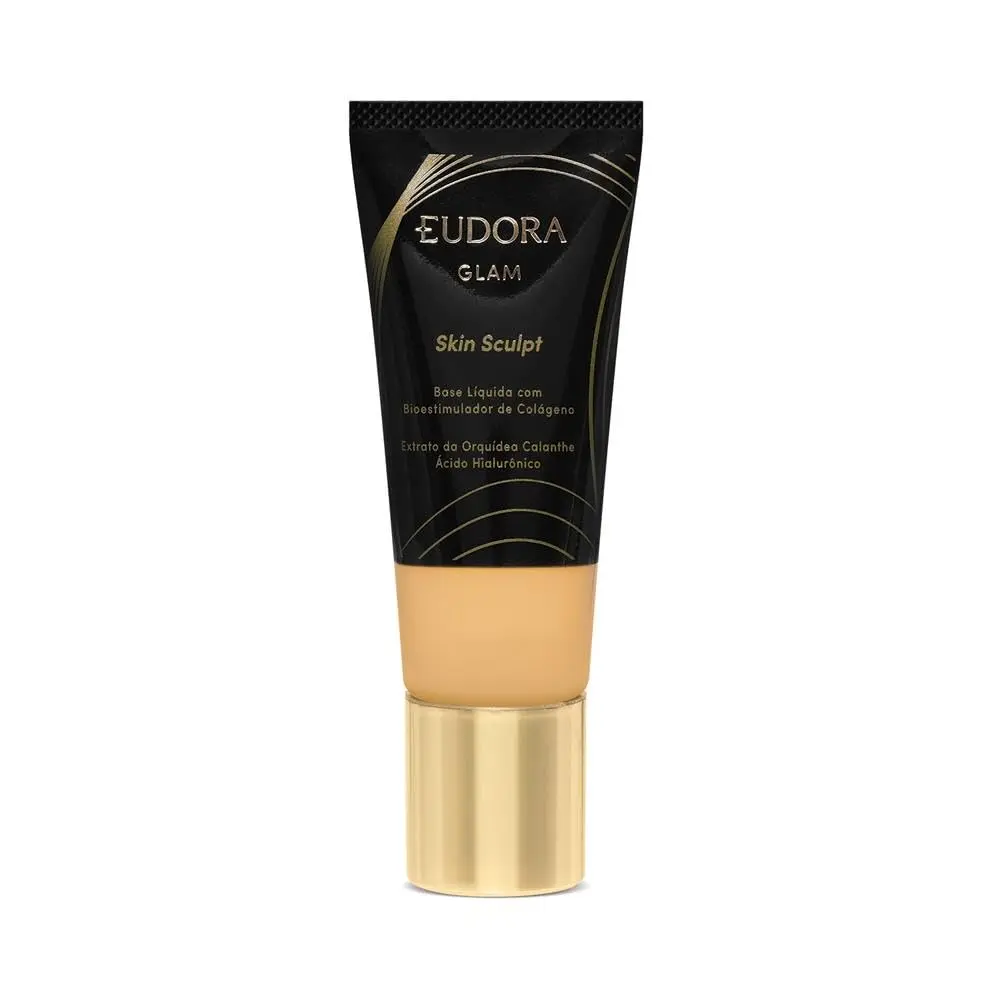 Eudora Glam Skin Sculpt Base Líquida Semi Matte Cor 50 30ml