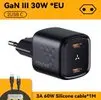 [R$21,99 MOEDAS] Carregador Gan 30W Voltme com Cabo 1m - 1