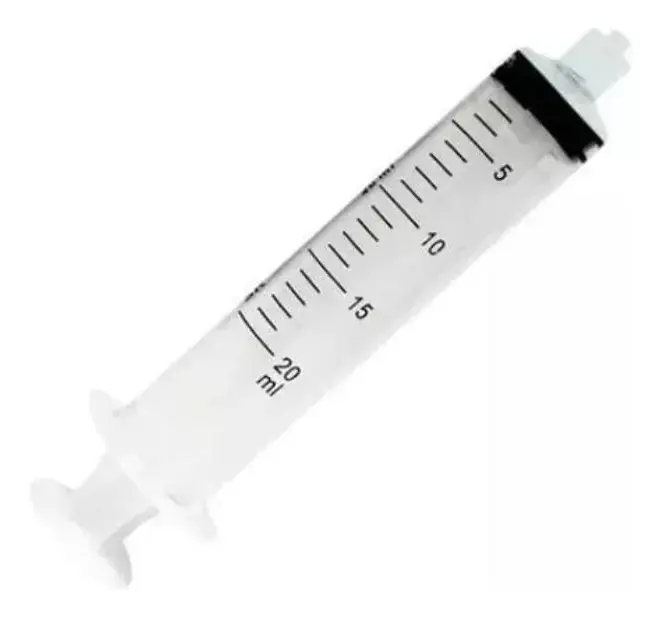Seringa 20ml Bico Rosca Luer Lock Caixa Com 10 Unidades - Sr Capacidade Em Volume 20 Ml