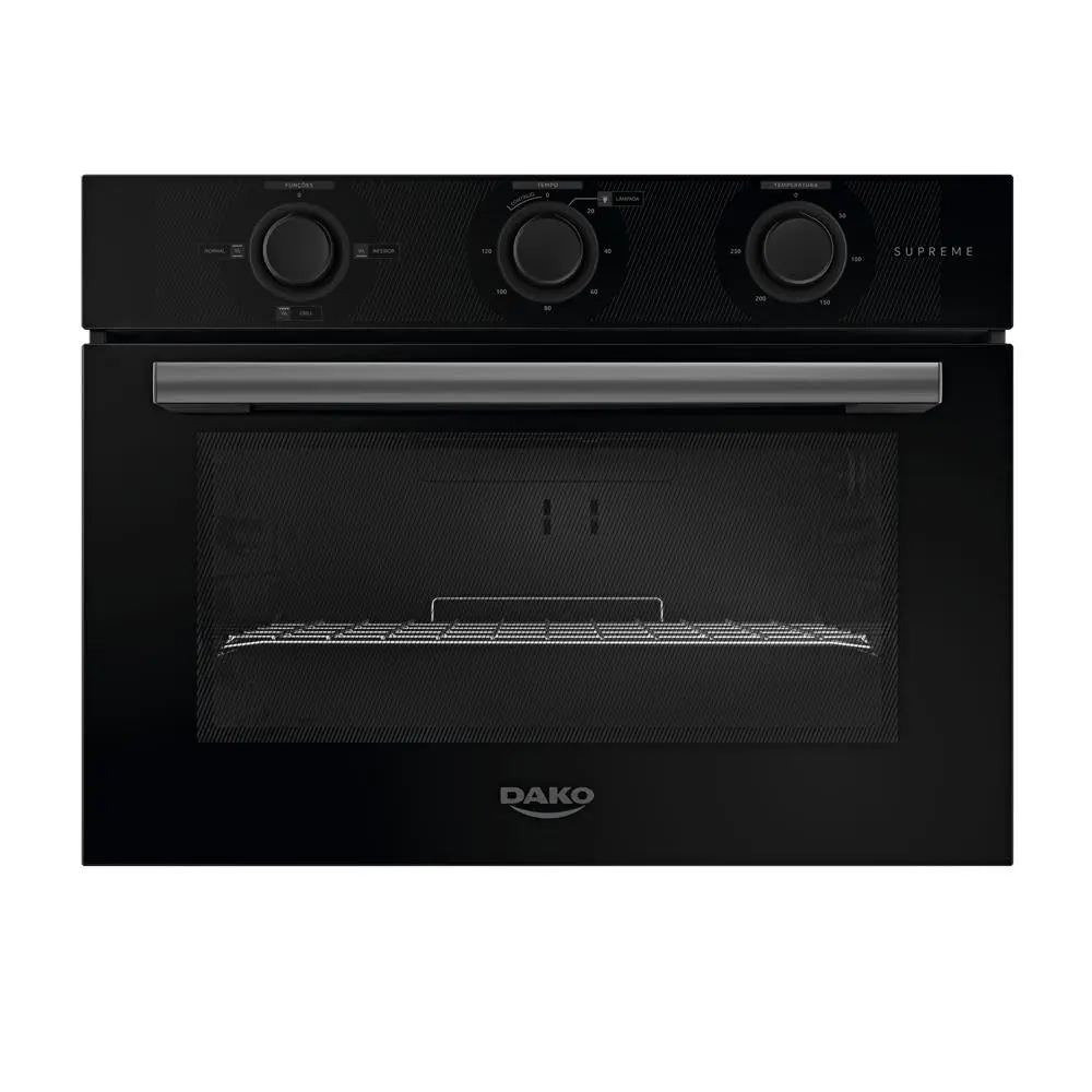Forno de Embutir Elétrico Dako Supreme 52 L Analógico Preto - 127V