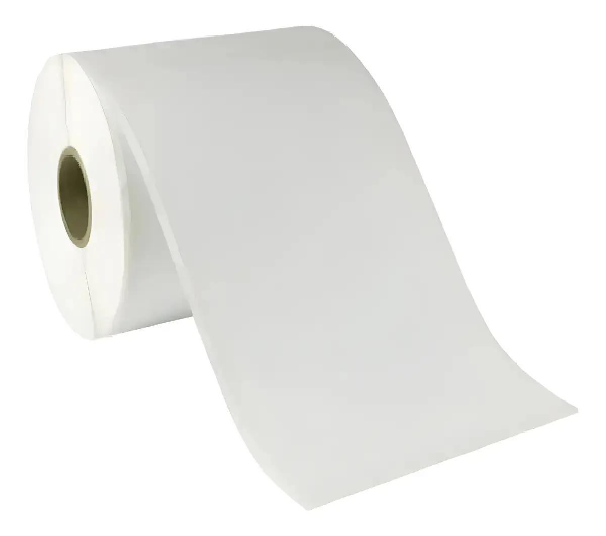 10 Rolos Etiqueta Térmica 100x150 1 Coluna (200 Etq/rolo) Cor Branco
