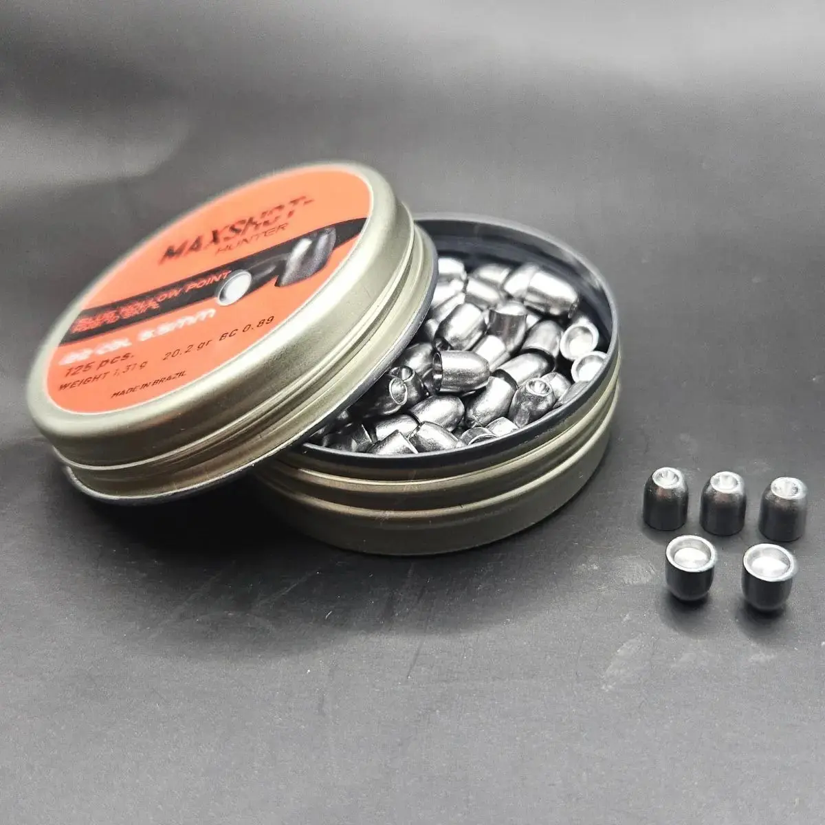 Chumbinho Slug 5,5mm 1,31g 20 Grains Caça 125 Pcs - Maxshot thumbnail 4