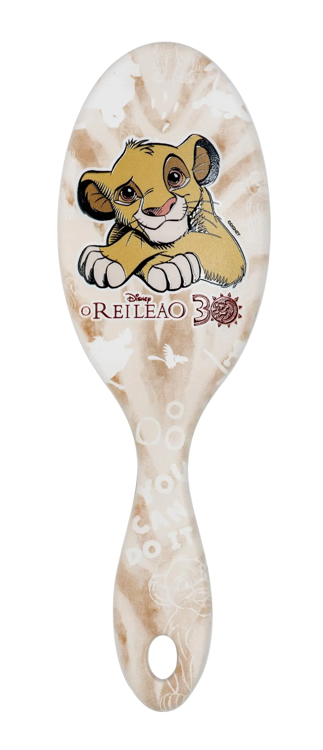 Escova de Cabelo Grande Marco Boni, Disney Rei Leão 3D, 1 Unidade | Formato Oval - 1