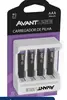 Kit 4 Pilhas Recarregável AAA Palito + Carregador Avant Use - 1