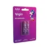 [+por-R$10,54] Pilha Recarregável AAA 900mAh com 2 Unidades - 1