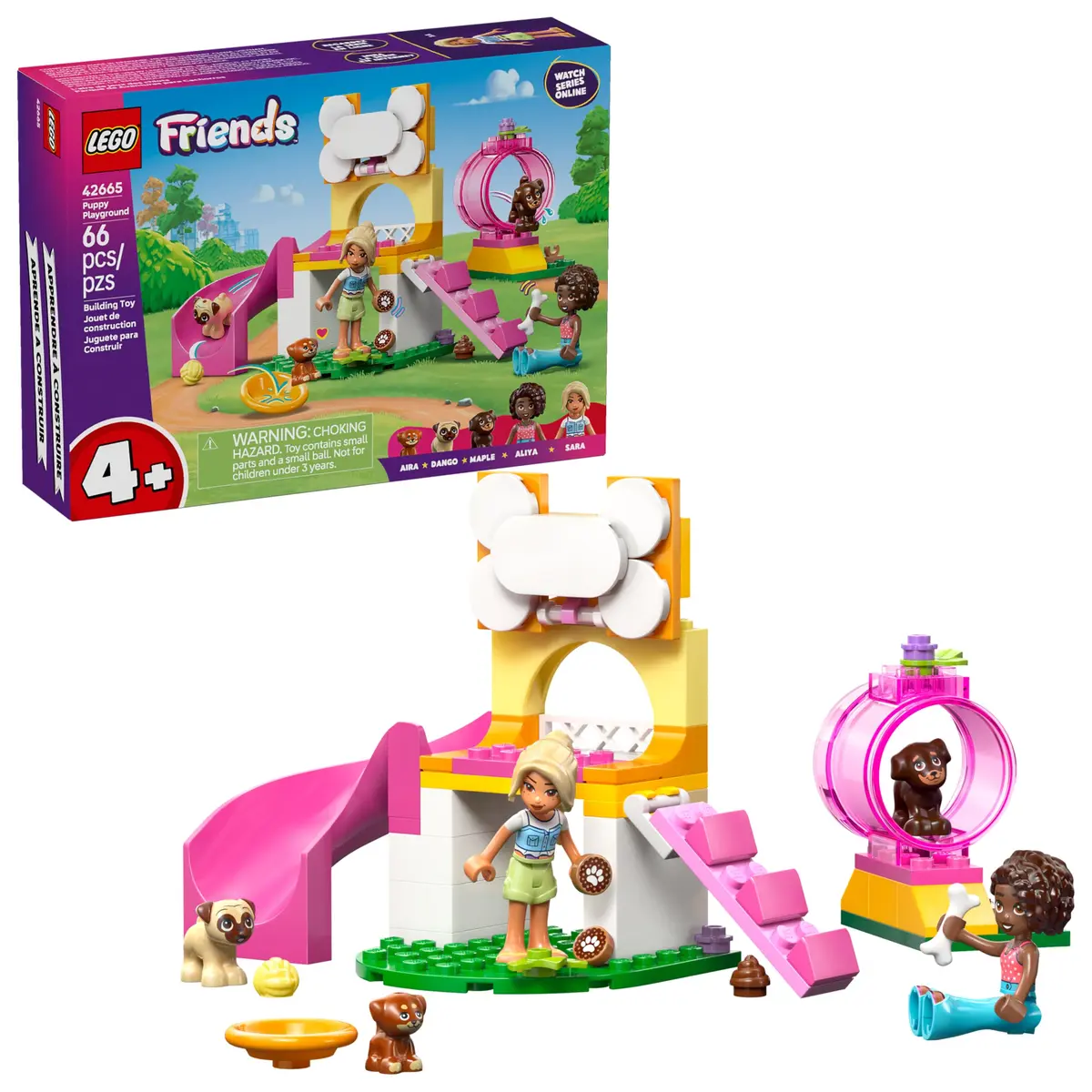 LEGO Friends Parquinho dos Cachorrinhos 42665 (66 Peças) - 1