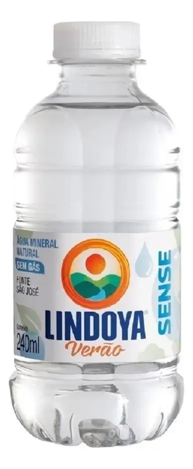 Água mineral Lindoya Verão Pack 12 unidades 240ml cada