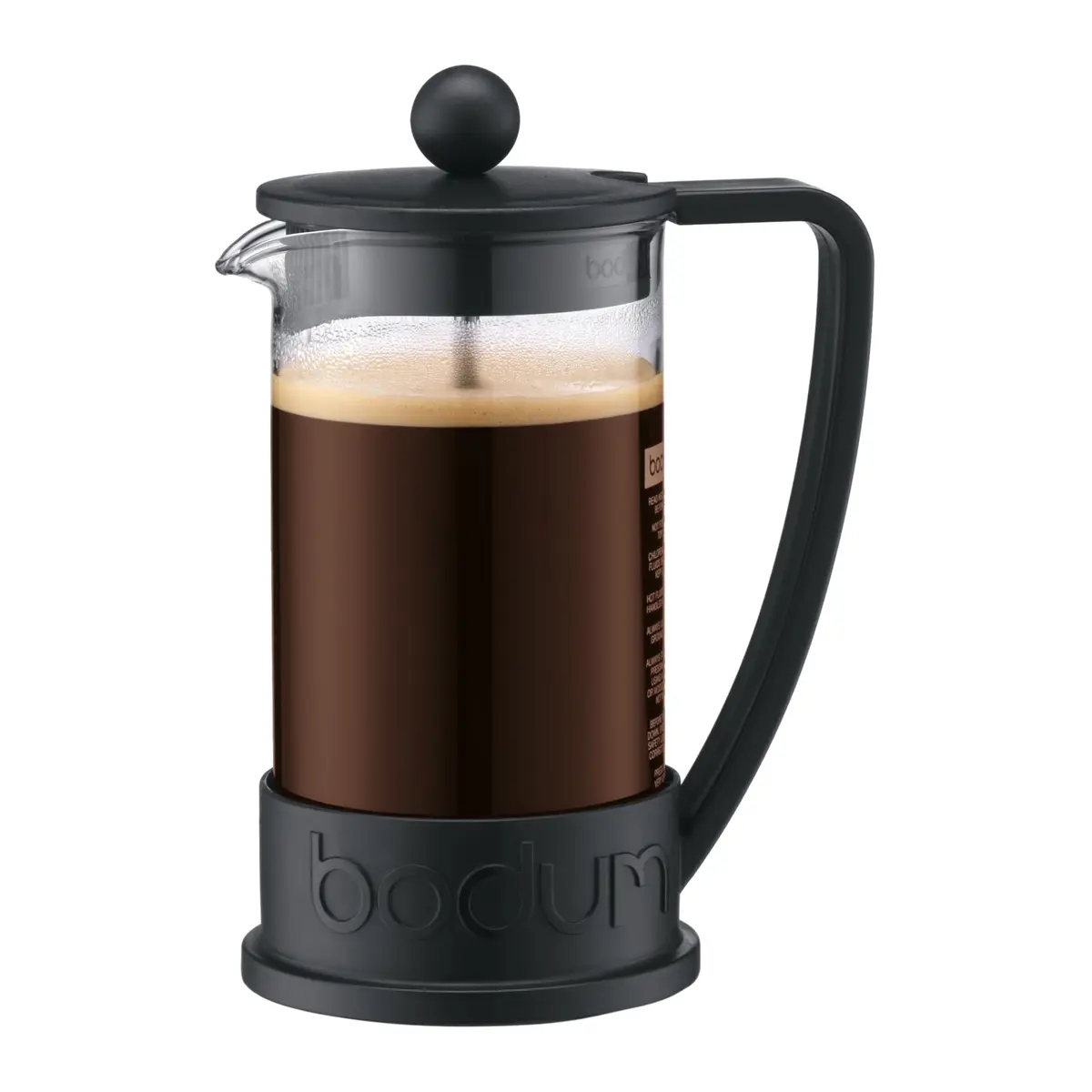 BODUM 10948-01, Prensa Francesa Brazil 350ml, Preta