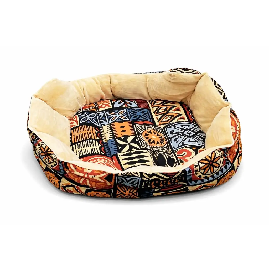 Cama Pet Luxo Pequeno Premium, Ultra Macia, Bordas Altas Acolchoadas, Antiderrapante, para Cães e Gatos de Pequeno Porte, 68x40x15 cm - 1