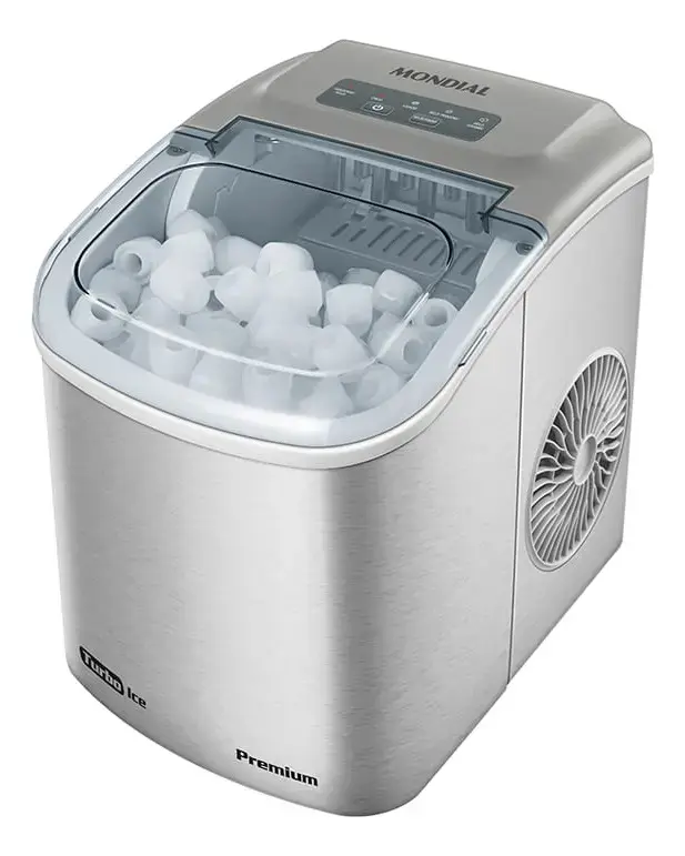 Máquina de Gelo Turbo Ice Premium, Mondial, 120W - MG-12-GI