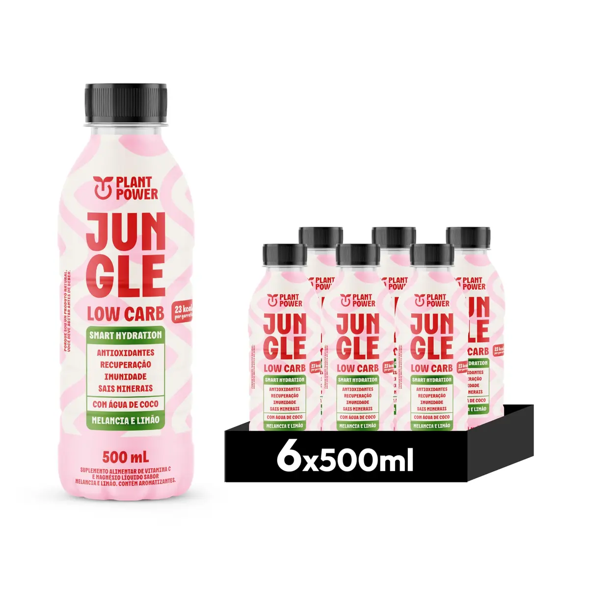 Isotônico Jungle Electrolytes Melancia e Limão - 06 Unidades