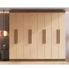 Guarda Roupa Casal 8 Portas 4 Gavetas MDF California Doripel - Preto - 1