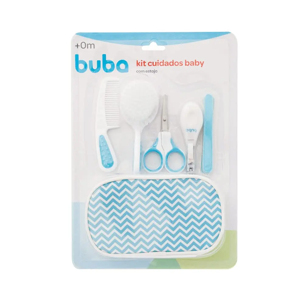 Kit Cuidados Baby Com Estojo, Buba, Azul - 1