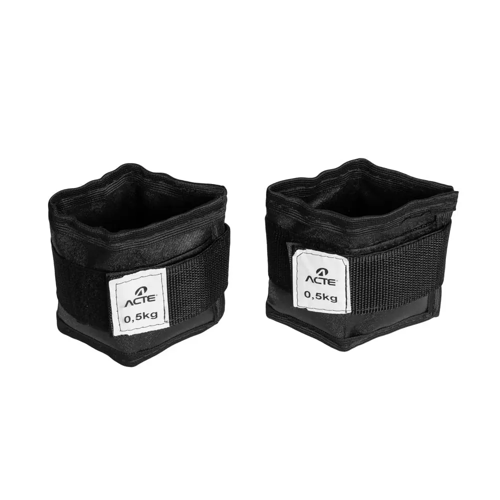 Acte, Par de Caneleira Profissional T155 0,5Kg - Preto - 1