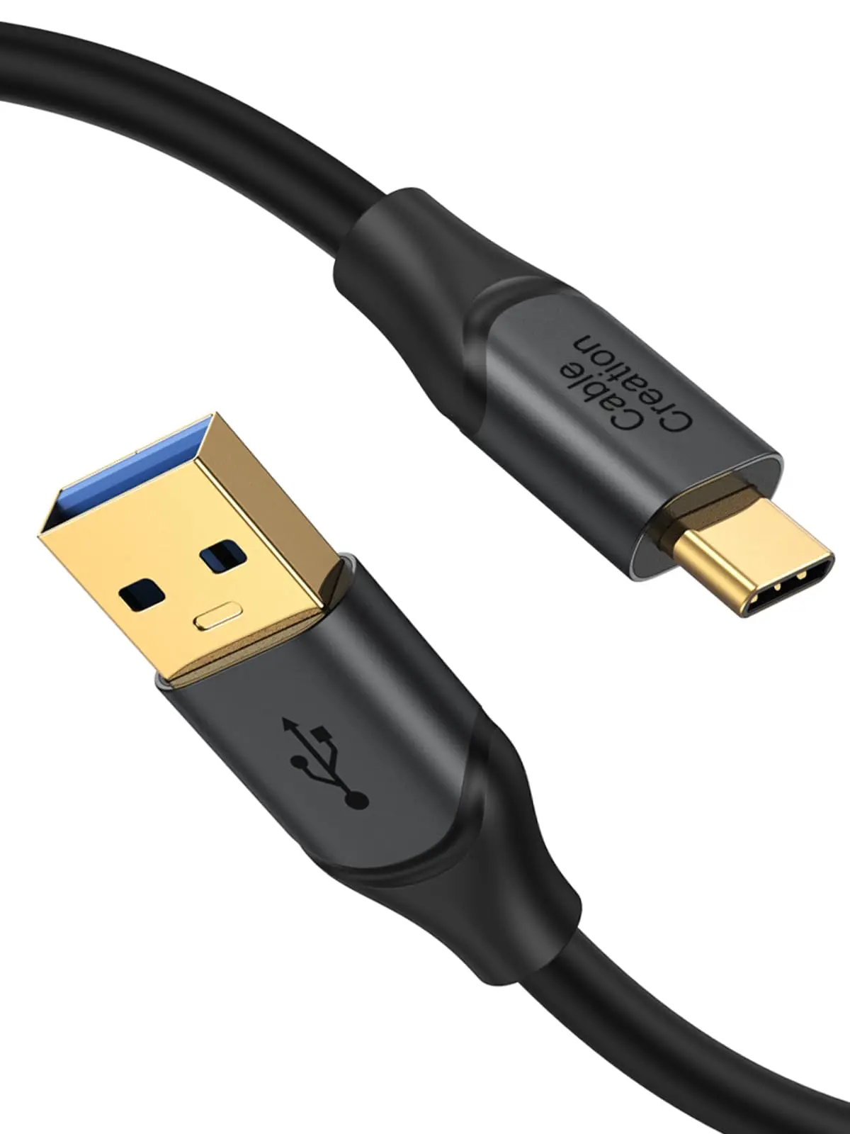 CableCreation Cabo USB-C para USB-A de 1,5 metros, Cabo de dados USB 3.1 | USB 3.2 Gen2 10Gbps Tipo C, Android Auto 3A para SSD externo USB-C, MacBook Pro, Galaxy S24/S23+, iPhone 16/15 - 1