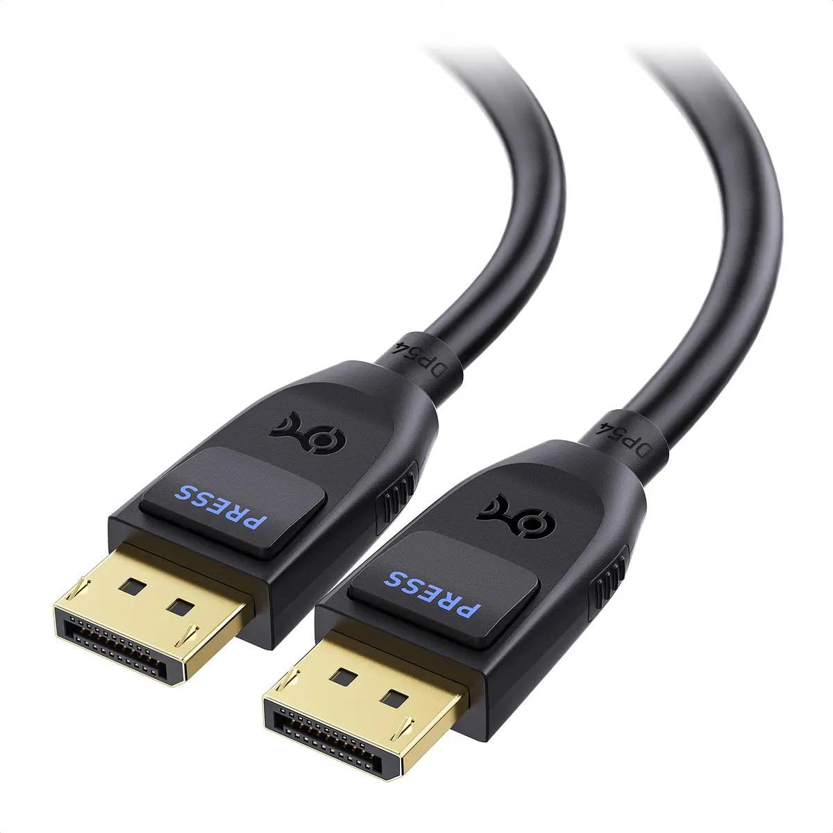 Cable Matters [Certificação VESA] Cabo DisplayPort 2.1 de 54 Gbps 3 m, cabo DP54 com 8K 165Hz, 4K 500Hz/480Hz em preto com FreeSync, G-SYNC e HDR para monitor de jogos, PC, RTX 4080/4090, RX 7900
