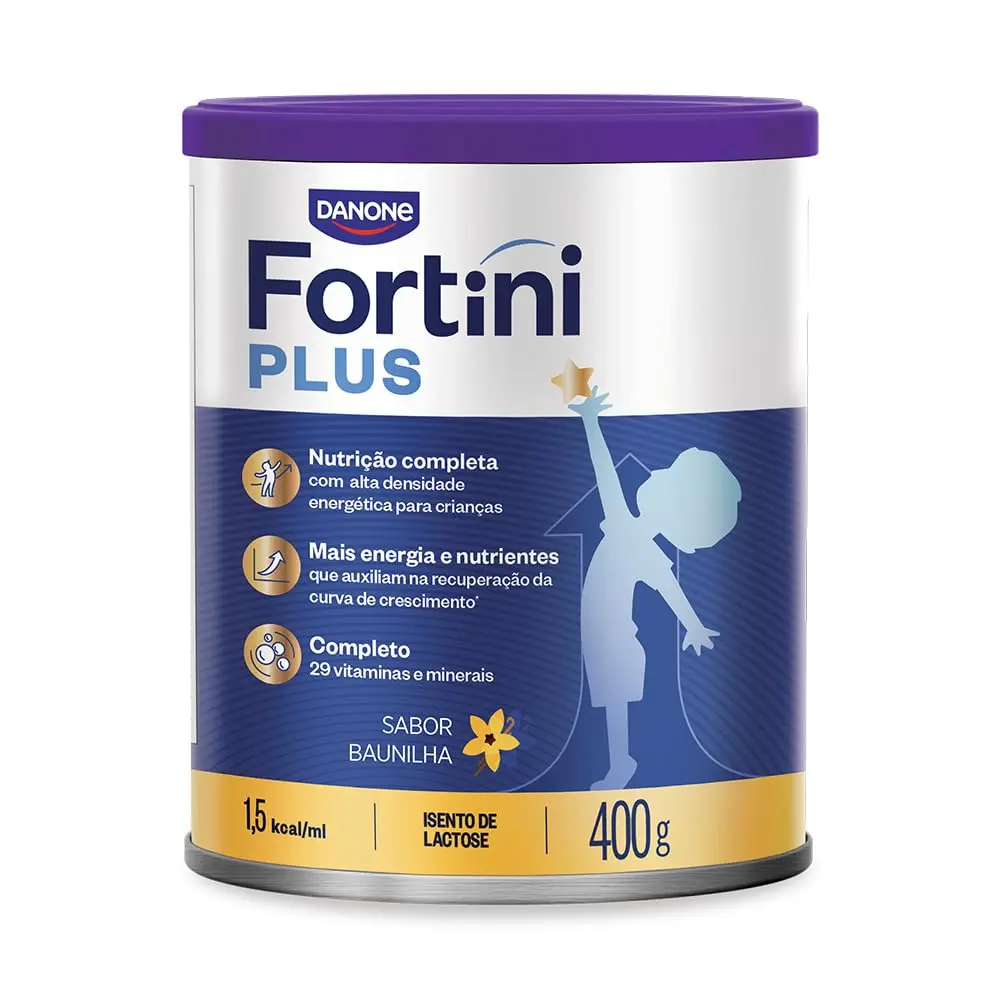 Danone Nutricia Fortini Plus Pó Baunilha Danone 400G