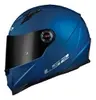 Capacete LS2 FF358 Azul Fosco com Viseira Fumê - Tamanho 54 - 1
