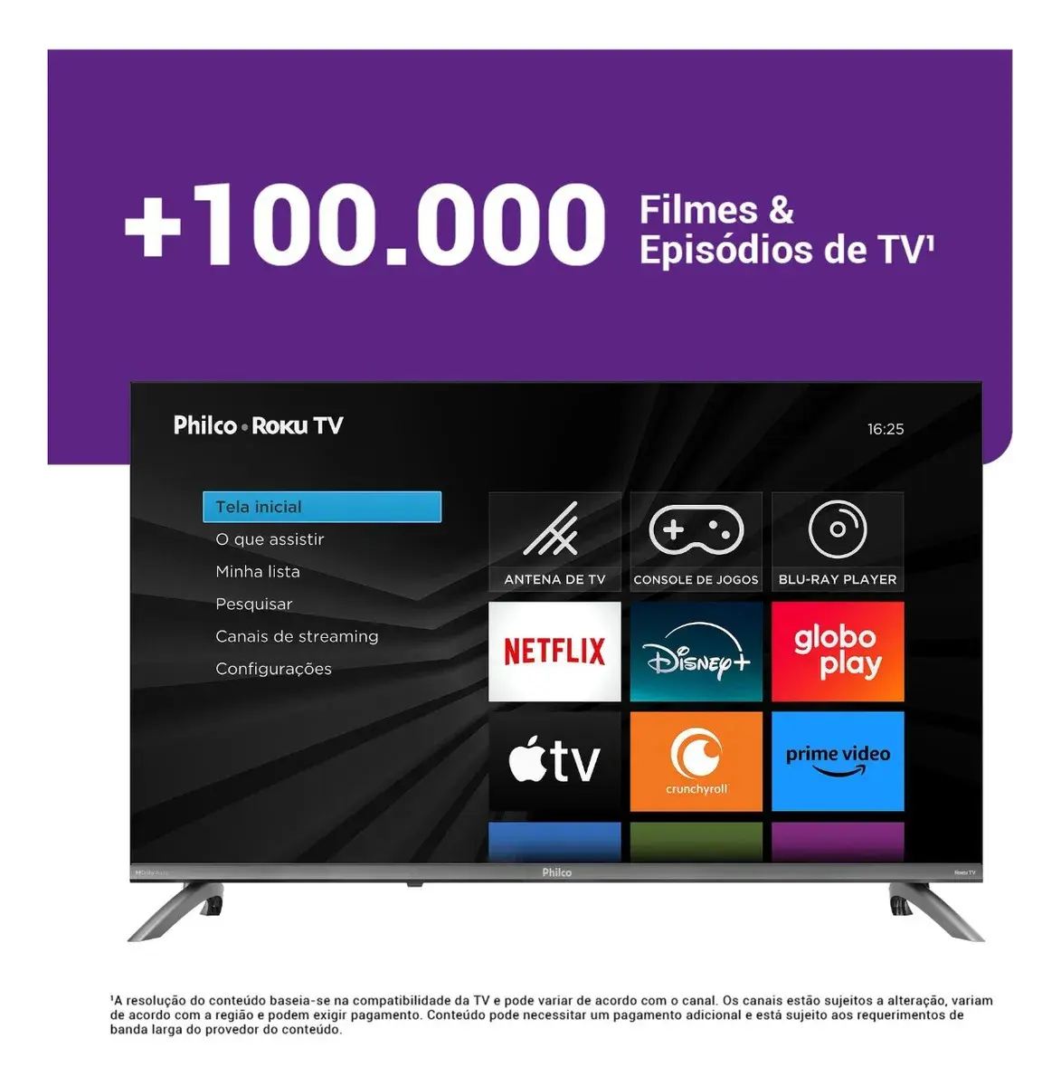 Smart Tv 32 Philco Roku Tv Dolby Áudio Hdr10 P32crb thumbnail 2