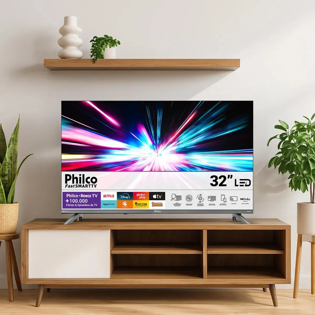 Smart Tv 32 Philco Roku Tv Dolby Áudio Hdr10 P32crb thumbnail 7