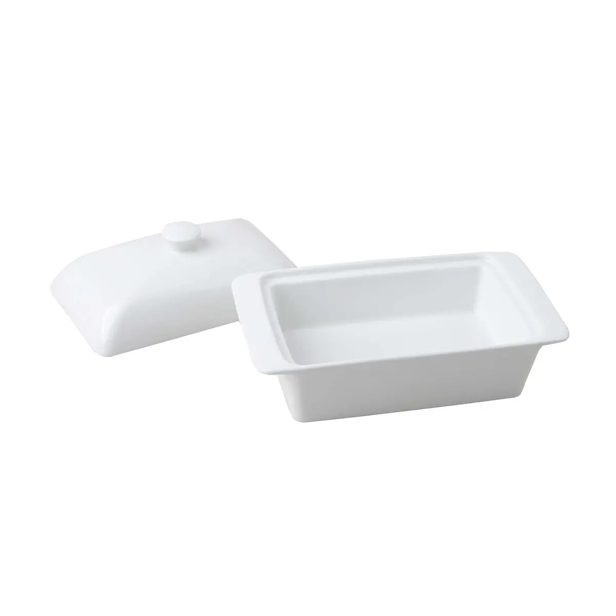 Manteigueira - Blanc - Tampa em Porcelana - Branco - Full Fit