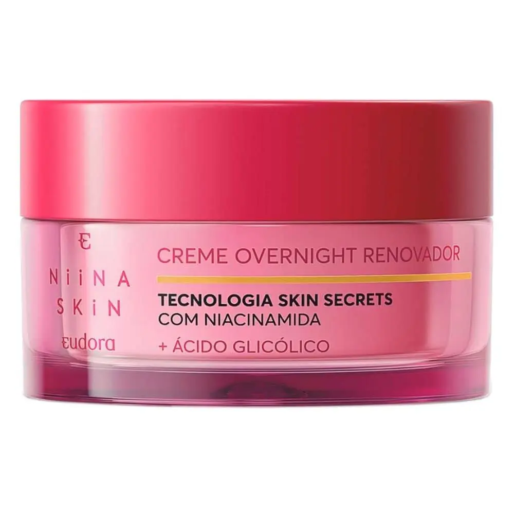 Creme Renovador Noturno Eudora Niina Secrets, 45g | Acelera Renovação Celular, Uniformiza o Tom da Pele, Hidrata Profundamente - 1