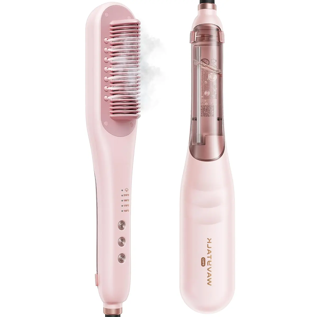 Wavytalk Escova Alisadora Vapor Steamline Pro 3 Em 1,Menos Danos | Anti-Frizz, Resultado De Salão Rápido, Para Cabelos Crespos E Danificados, Nutre Os Fios