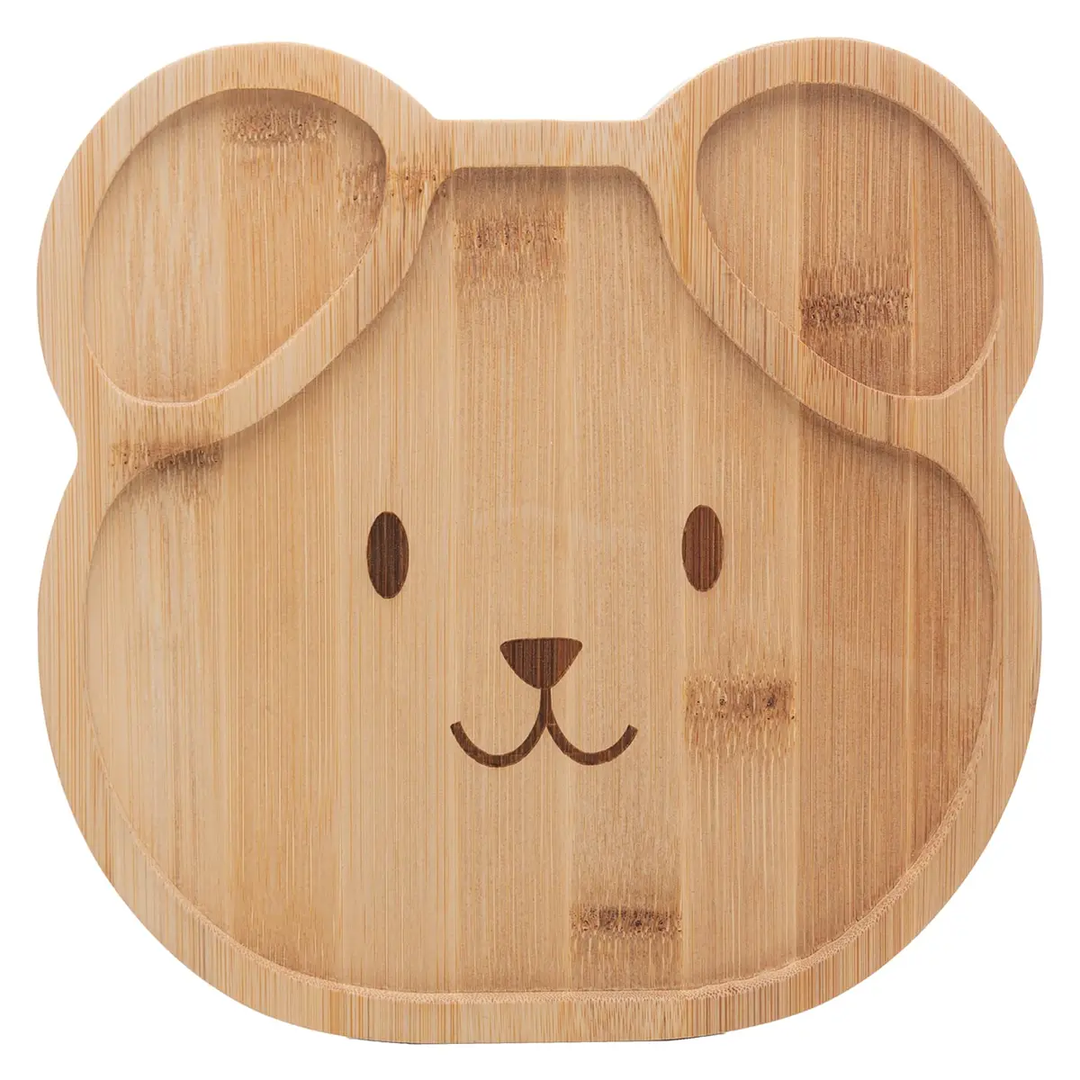 LYOR - Prato Infantil Dog 20cm x 20cm x 1,2cm Bambu