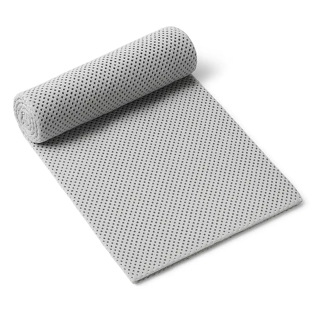 Toalha Microfibra Grande 150x80cm Ultrafina – Alta Absorção, Secagem Rápida e Super Absorvente | Compacta, Ultra Leve, Ideal para Academia, Acampamento, Natação, Piscina e Praia. (Cinza Claro) - 1
