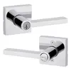 Maçaneta Halifax c/ chave SmartKey cromo polido - 1