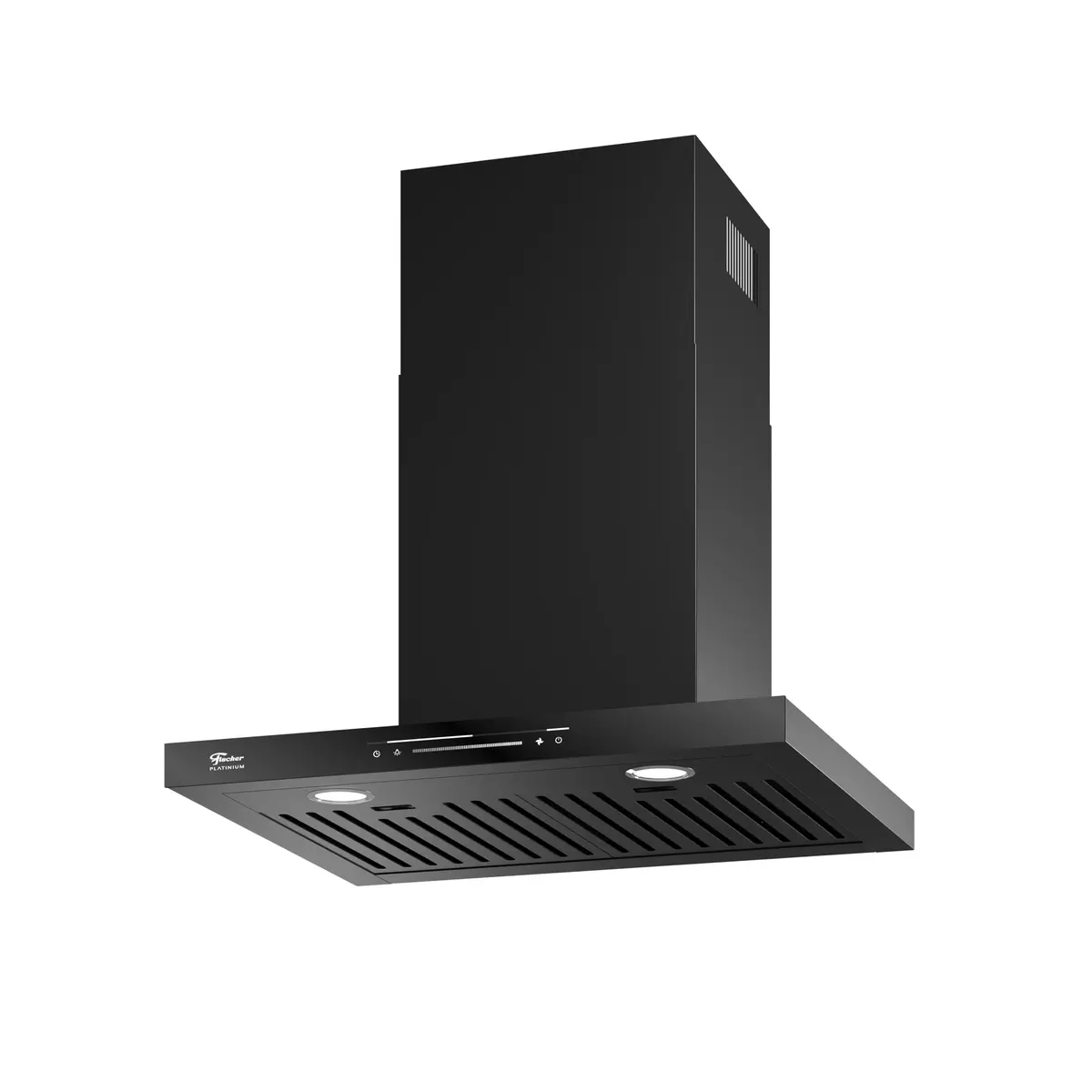 Fischer Coifa De Parede Platinium 60cm Controle por Gestos Preto 220V 40740-110705