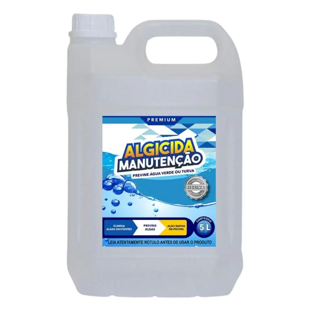 VO DOCIA, Algicida Manutenção 5 Litros Agua Cristalina E Sem Algas