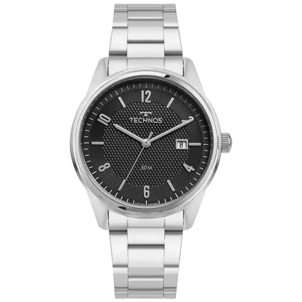 Relógio Technos Masculino Steel Prata - 2115TWN/1P 2115TWN/1P