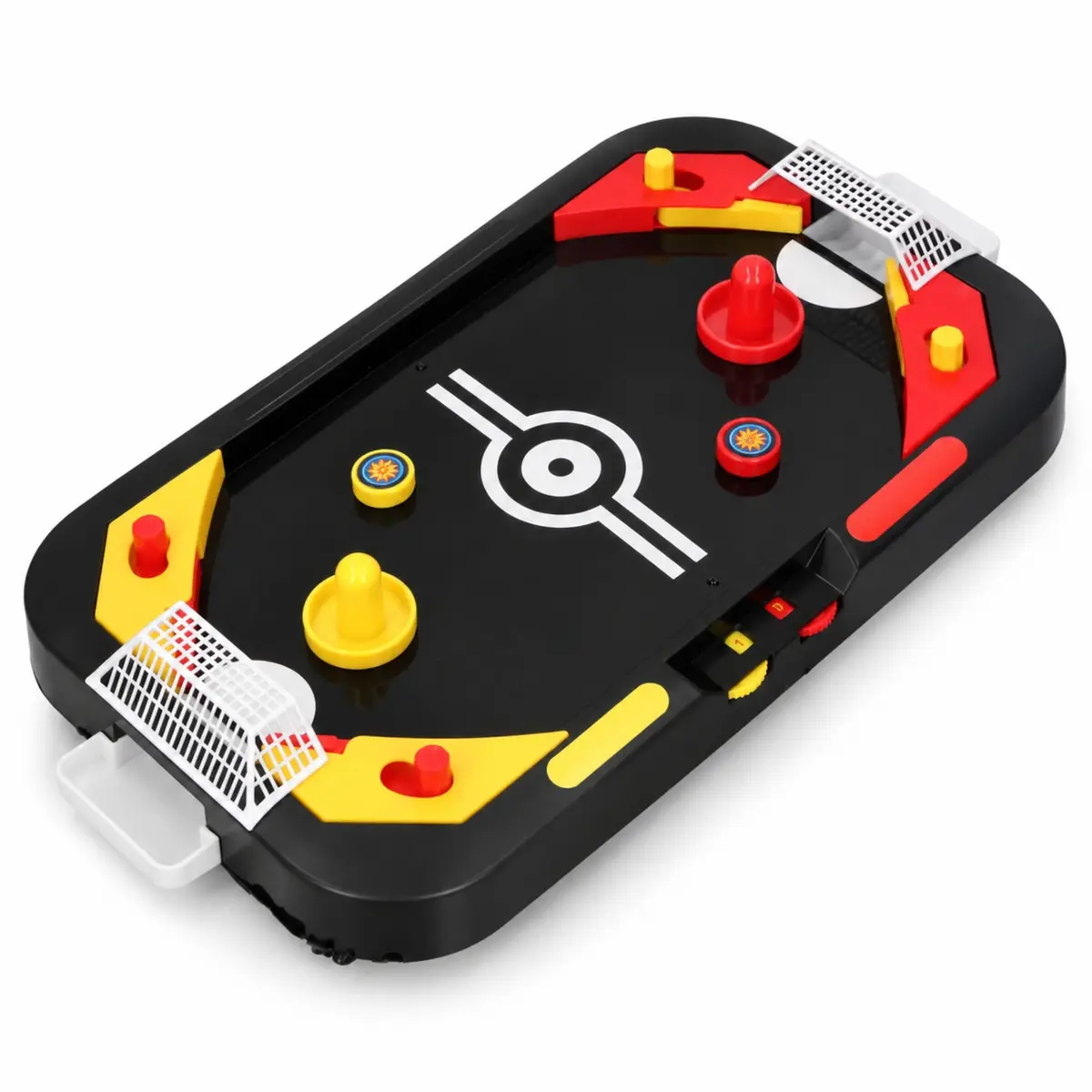 Jogo Futebol Hockey Mesa 2 em 1 Brinquedo Interativo 6 Anos | 2 Jogadores, Marcador de Pontos, Jogo de Salão, Não Usa Pilha, 6 Anos, Presente Dia das Crianças