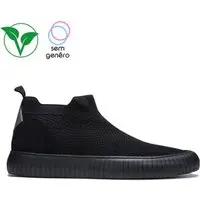 Tênis Arcas Bear Knit Black Hole Energy Canelado Preto