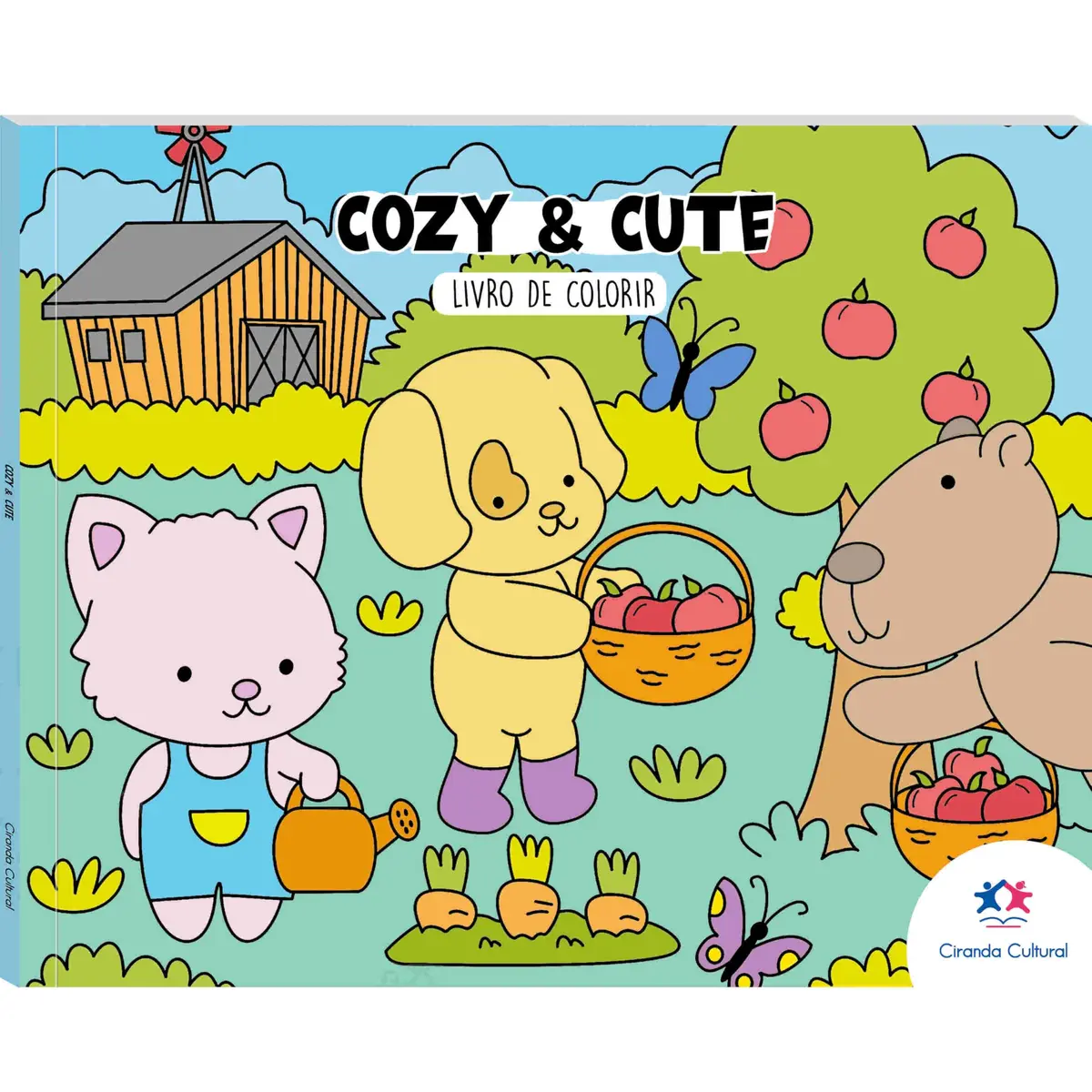 Cozy and Cute - Livro de Colorir