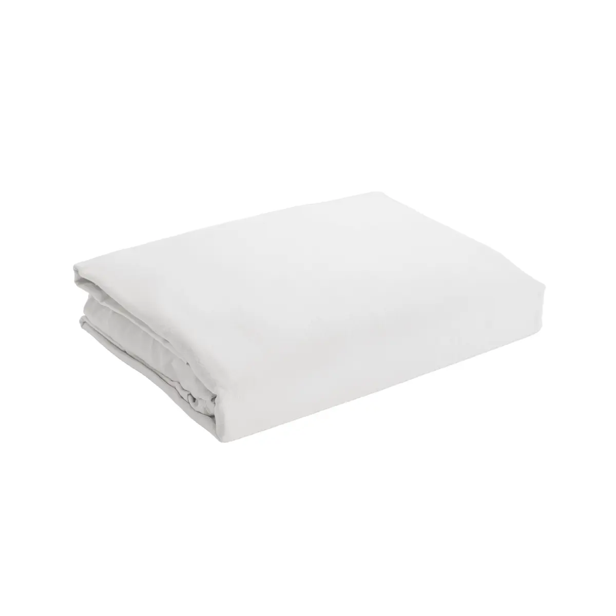 LYOR - Lençol com Elástico King Saphira Toque 300 Fios Microfibra Branco - 1