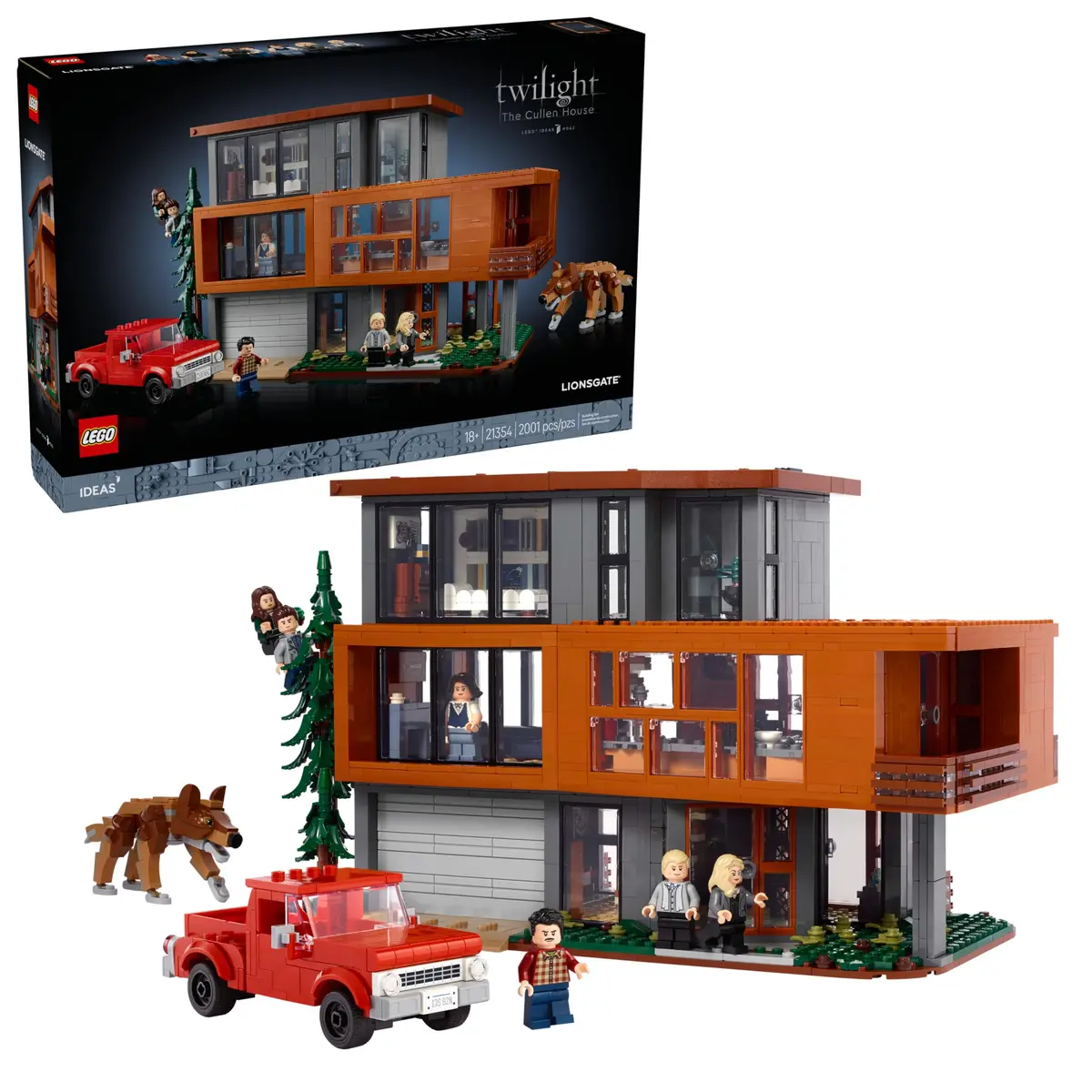 LEGO Ideas Crepúsculo A Casa dos Cullen 21354 (2.001 Peças)