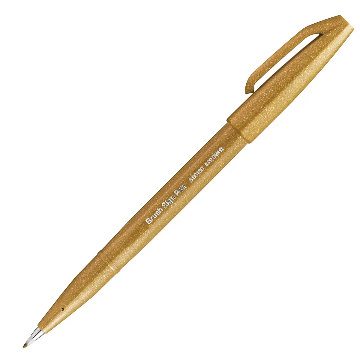 Pentel Brush Sign Pen Amarelo Ocre SM/SES15C-Y