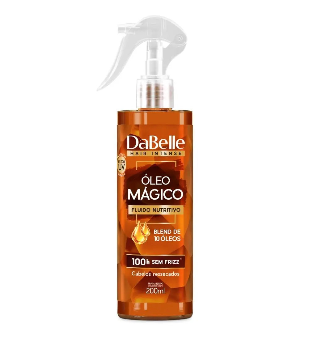 Fluido DaBelle Óleo Mágico 200ml – Nutrição, Proteção Térmica e Controle do Frizz - 1